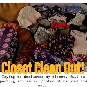 Closet clean out!